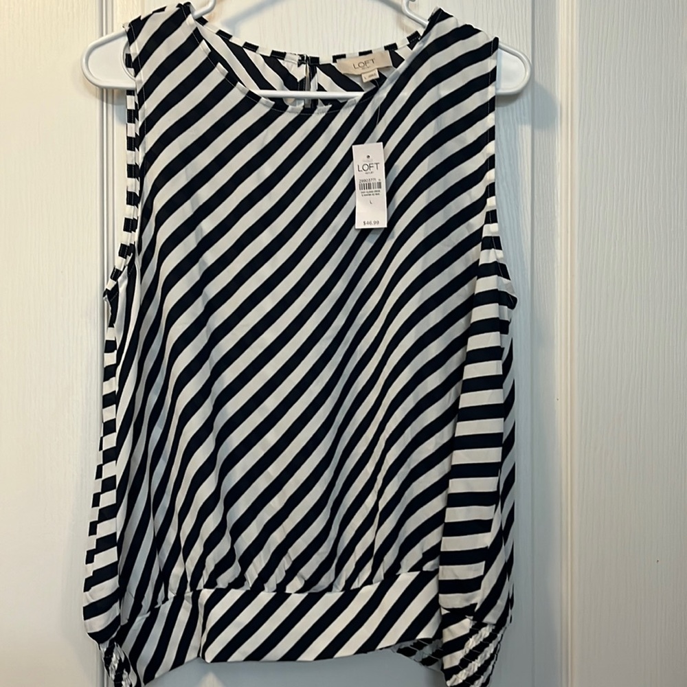 Loft Sheer Blouse. NWT.